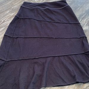 Athleta Black A-Line skirt, size XS